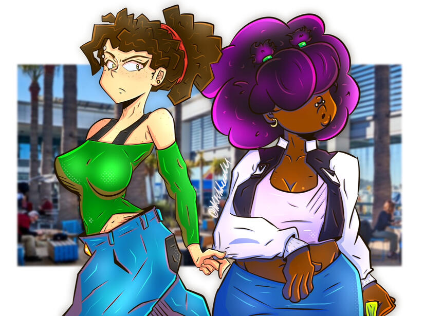 OCs~ ALIYAH AND GABI